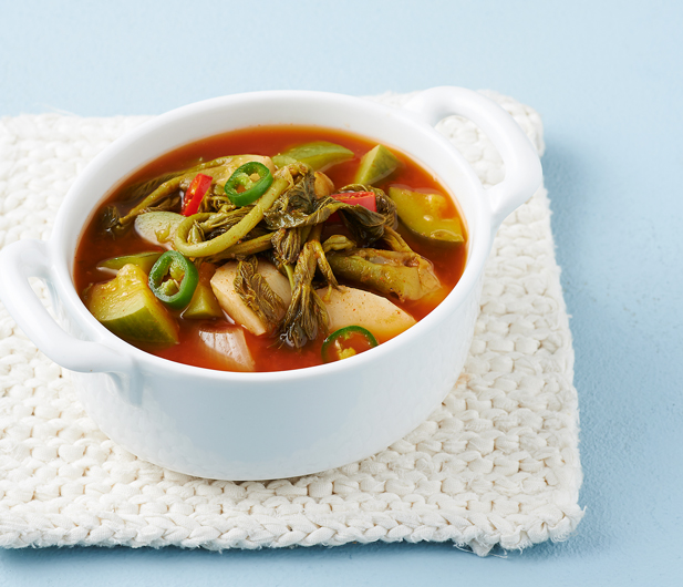 두릅고추장찌개